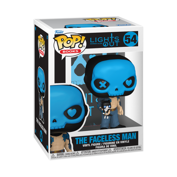 FUNKO POP! Vinyl Figur icon Books Lights Out Navessa Allen Into the Darkness The Faceless Man 54